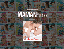 Tablet Screenshot of magazinemamanetmoi.com